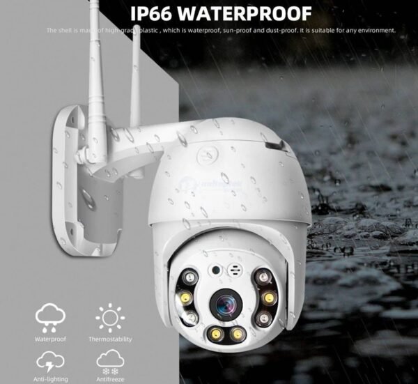 Куполна камера 2009, видео и аудио наблюдение, Wi-Fi, IP, 5MP, 1080p, ICSEE