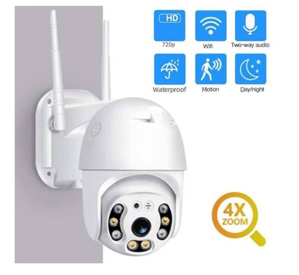 Куполна камера 2009, видео и аудио наблюдение, Wi-Fi, IP, 5MP, 1080p, ICSEE