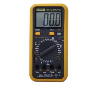 Мултицет VC-890C+, зумер, VAC, VDC, AAC, ADC, OHM, F