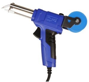 Поялник ZD-555, крива човка, макара, 2 степени, 30W, 60W, 220VAC