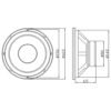 Говорител B-165, нискочестотен, басов, 100W, 8Ohm, 6,5"
