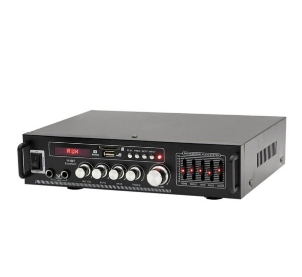 Караоке, блутуут, домашен, аудио усилвател AV-111BT, FM, SD, USB, BLT, 2x120W, 220VAC