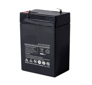 Акумулаторна, оловна батерия OUTDO, 6VDC, 4AH, 70х47х100mm