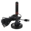 Стайна антена за цифрова телевизия HDA-515USB, вграден усилвател, RF, VHF, UHF, DVB-T2