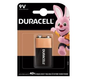 Алкална батерия DURACELL, 9VDC, 6LF22, MN1604