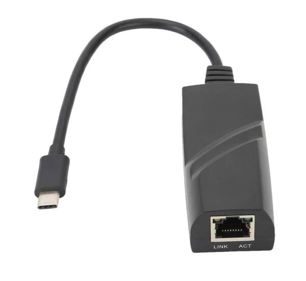 00466-B Мрежова LAN карта, външна, USB TYPE-C, RJ45 8pin, 10/100/1000MB/s