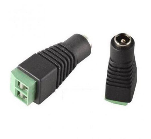 Букса захранваща, за кабел, с болт, 5,5x2,1mm(ж)