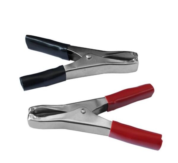 00852-B Щипка крокодил, за акумулатор, черен, червен, 95mm, 30A