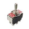 Ключ с лост, 6pin, 2 положения, черен, 250VAC, 15A, Ф12mm