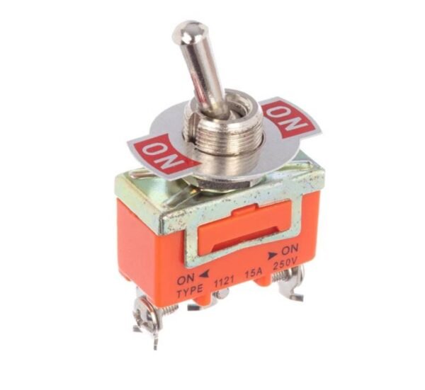 05849-C Ключ с лост, 3pin, 3 положения, червен, 250VAC, 6A, Ф12mm