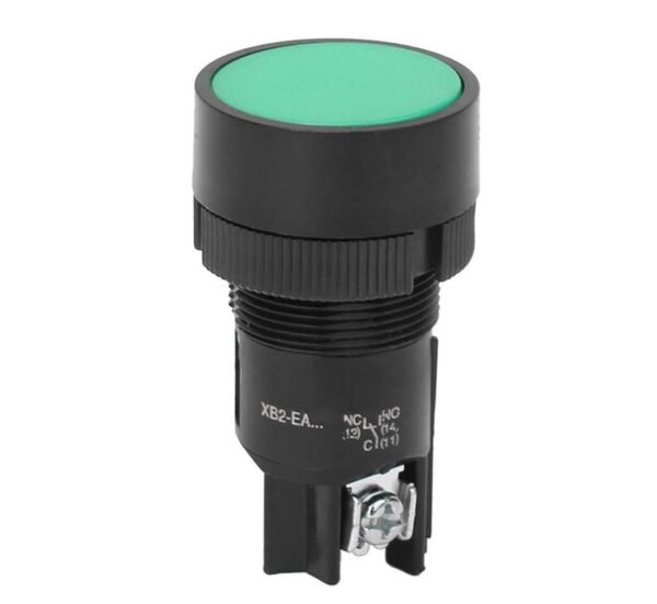 05903-C Бутон EA135, незадържащ, НО, зелен, 250V, 3A, Ф22mm