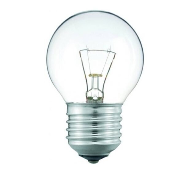 Лампа сфера, мини, прозрачна, цокъл E27, 220VAC, 25W