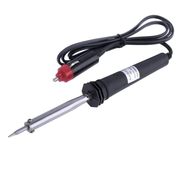 08100-B Поялник, права човка, букса за автомобилна запалка, 12VDC, 40W