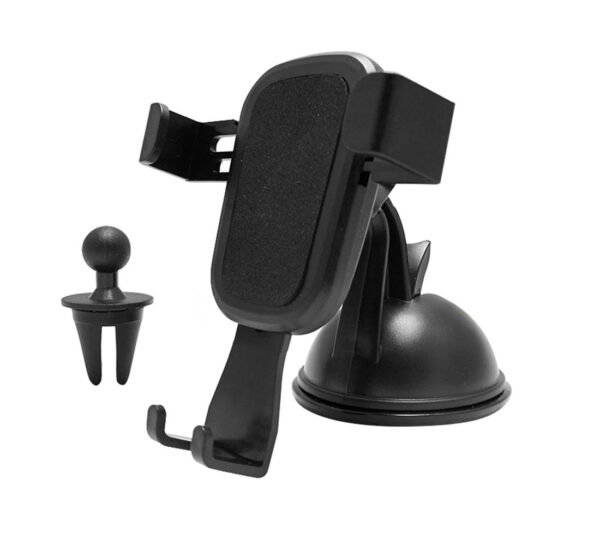 Универсална 2в1 поставка 021B-K3, стойка, за кола, телефон, вакуум, въздуховод