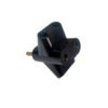 09499-A Разклонител за контакт, 3-ка, без кабел, черен, 220VAC, 10A