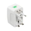 Преходник за пътуване, универсален UK, EU, US, AU, 2xUSB, 1xUSB Type-C, 220VAC, 6A