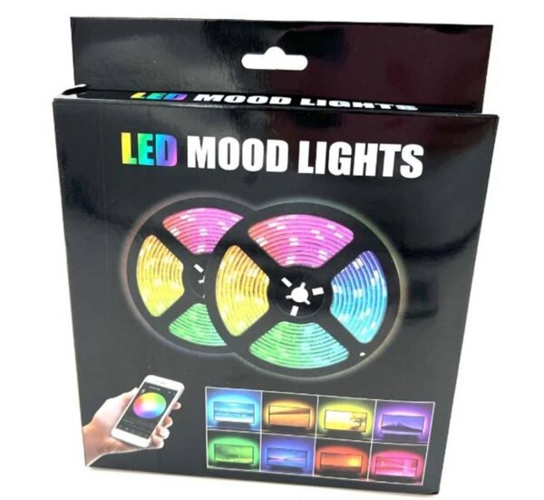 Комплект светодиодна лента, LED, контролер, ДУ, самозалепваща, RGB, USB, 5VDC, 5W, 2m