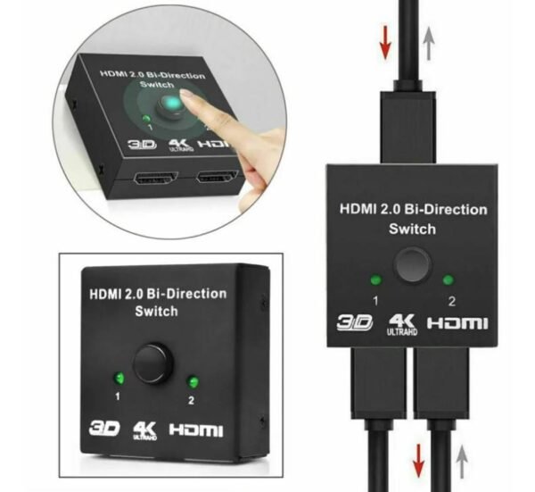 Двупосочен суич, сплитер, превключвател, удължител, HDMI, Ultra HD, 4K