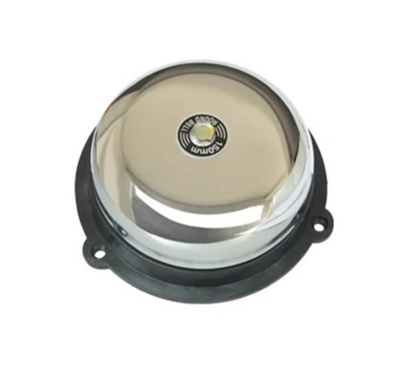 11050-C Алармен звънец UC4, механичен, сив, 12VDC, Ф75mm