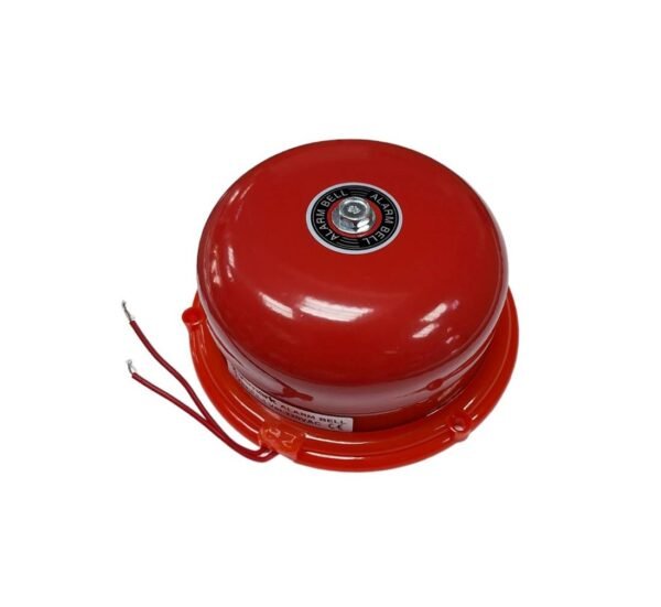 11057-C Алармен звънец F2-4, механичен, червен, 220VAC, 4", Ф100mm