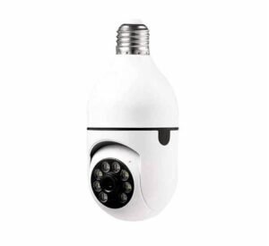 Куполна камера, видео и аудио наблюдение, въртяща, E27, Wi-Fi, 5G, 5MP, 1080p, V380 pro