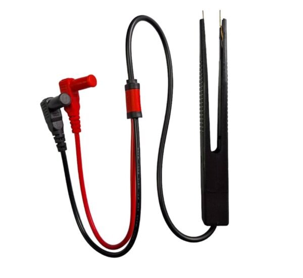 Пипала за мултицет, за SMD елементи, черно,червено, пинсета, 16A, 600V, 0,5m