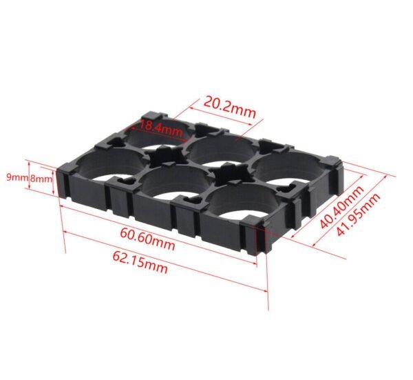 Държач за батерии, резделител, за пакет, 18650, 3,7VDC