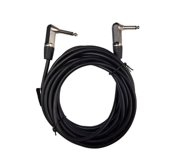 05233-A Кабел за китара, синтезатор, ъглов, MONO, 6,3mm JACK(м), 6m