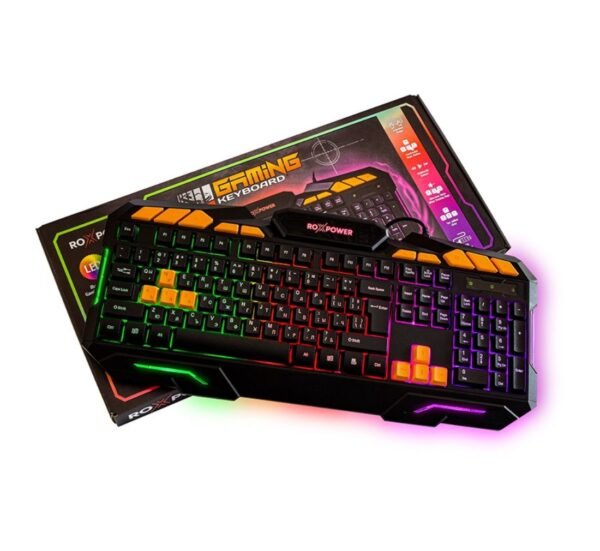 Геймърска клавиатура G-8100, кирилица, RGB, LED, USB, 1,2m