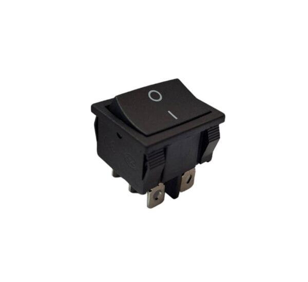 05825-A Ключ, 6pin, 2 положения, черен, 250V, 6A, 22x19mm