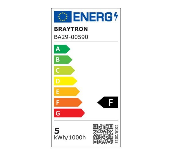 Лампа LED Braytron, клас G, цокъл G9, 220VAC, 5W, 6500K