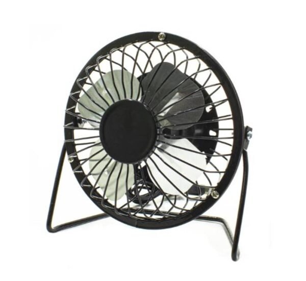 Преносим вентилатор A18, за компютър, метален, поставка, USB