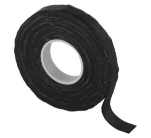 Изолационна лента F6910, текстилна, черна, 19mm, 10m