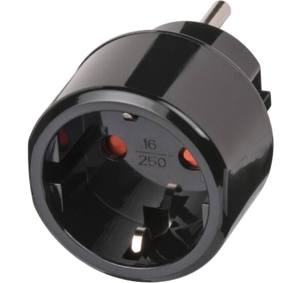 Преходник 1508550 за американски, US контакт, от български, заземен, EU, 125VAC, 15A