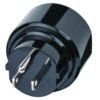 Преходник 1508550 за американски, US контакт, от български, заземен, EU, 125VAC, 15A