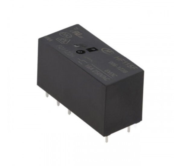 09951-A Реле HF115F, 012-1ZS3AF, 12VDC, 16A, 1 контактна група, 250VAC