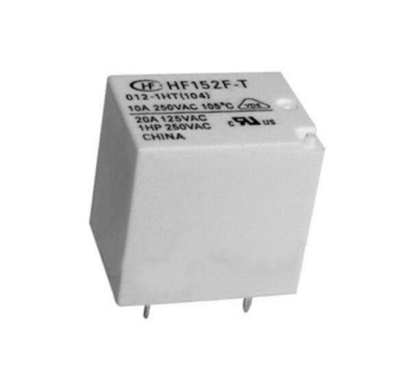 09952-A Реле HF152F-T, 012-1ZSTQ, 12VDC, 16A, 1 контактна група, 250VAC
