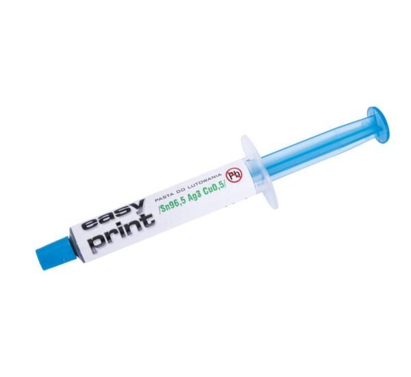 Тинол паста AGT-028, за запояване, безоловна, спринцовка, 6 гр, Sn96,5, Ag3, Cu0,5