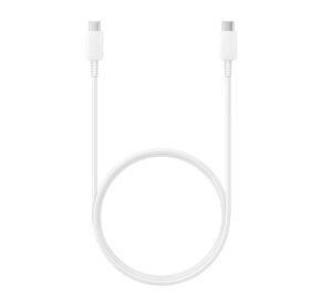 Кабел Type-C, съвместимо с Apple, iPhone, бързо зареждане, силиконов, бял, 1m, 3A, 60W