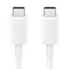 Кабел Type-C, съвместимо с Apple, iPhone, бързо зареждане, силиконов, бял, 1m, 3A, 60W