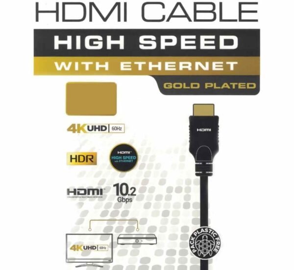 28509-B Кабел 18786c, HDMI(м), ULTRA HD 4K, 18GB/S, 3m