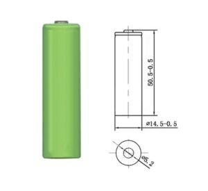 Акумулаторна батерия Project, пъпка, 1,2V, 1300mAh, AA, R06, Ni-MH