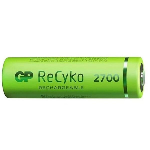 00065-A Акумулаторна батерия Recyko, презареждаема, 1,2VDC, 2600mAh, AA, R06, Ni-MH