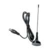 Стайна антена, магнитна поставка,права букса RF, VHF, UHF, DVB-T