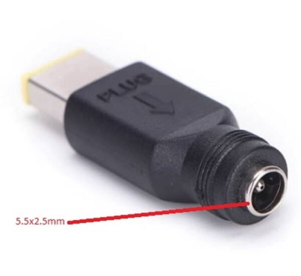 Букса преходна за лаптоп, адаптер, LENOVO YOGA, 5,5х2,5(ж), 11x4,2(м)