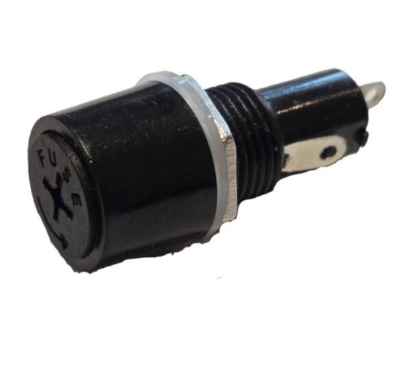 00609-A Букса гнездо MF527, панелен монтаж, предпазител 5x20mm, 250VAC