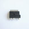 Букса преходна с превключвател SCART(м)/3xRCA(ж)+SVHS 5pin(ж)