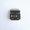 Букса преходна с превключвател SCART(м)/SCART(ж)+3xRCA(ж)+SVHS 5pin(ж)