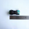 Бутон за игрална машина светещ незадържащ НО зелен 250V 6A Ф24mm