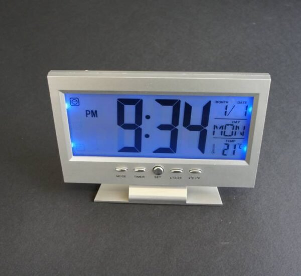 Настолен часовник DS-8082, термометър, календар, вътрешно ползване, -10°C до 50°C